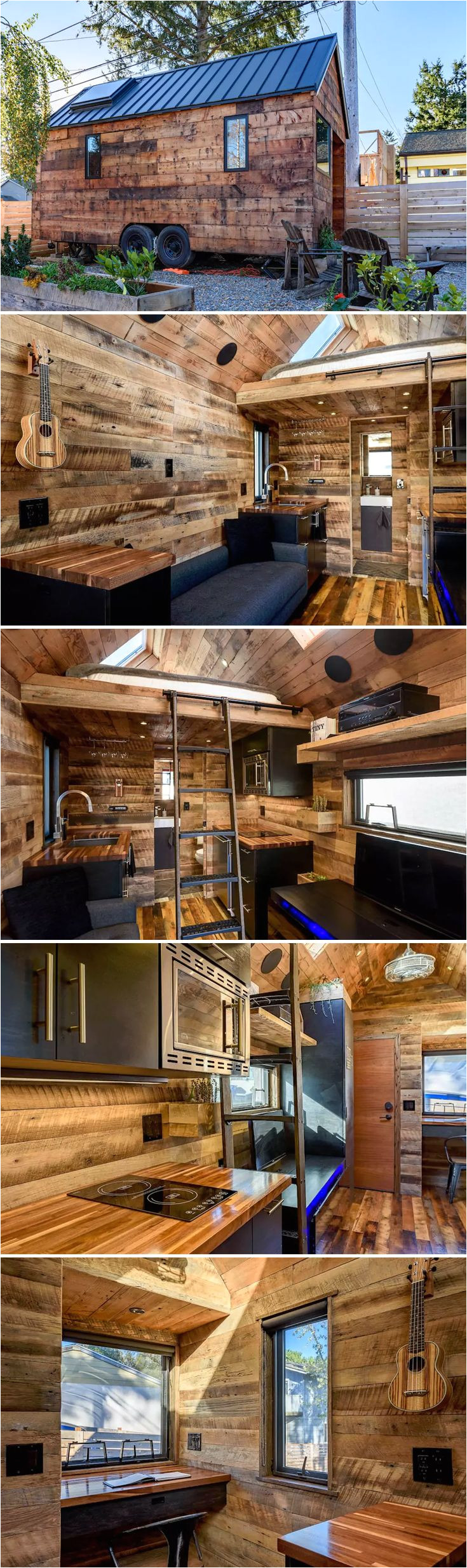 designed and built by chad kuntz tipsy the tiny house is a 180 sq
