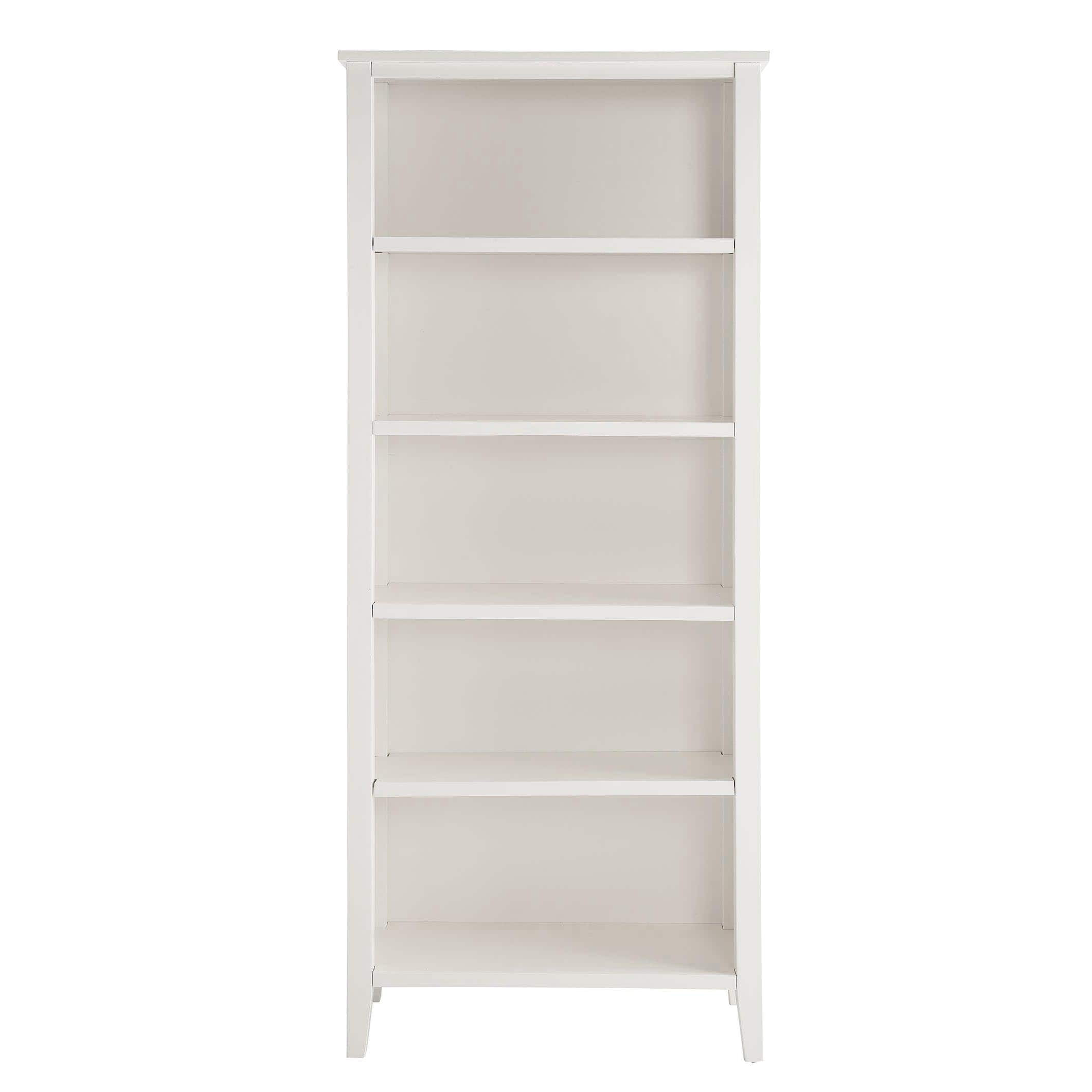 briarwood home decor white finish wood bookcase white white finish