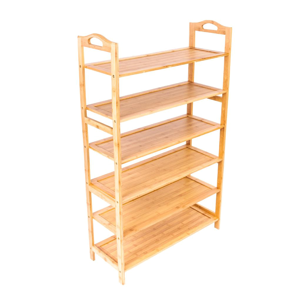 Home Depot Wire Shoe Racks Neu Home 2 Tier 8 Pair Shoe organizer In Mahogany 17081w the Home