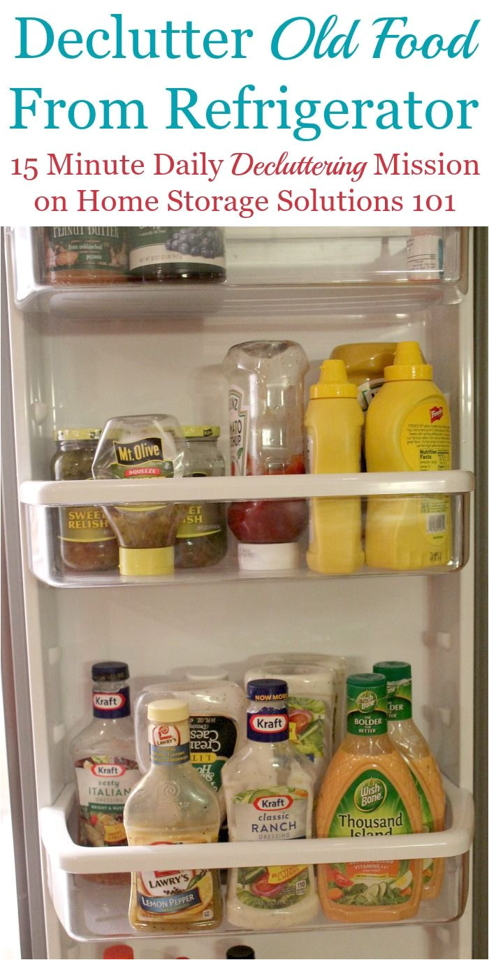 how to declutter refrigerator food that is old and expired to make sure you