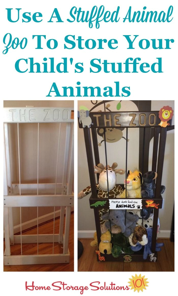 use a stuffed animal zoo to store your child s stuffed animals in 2018 making your home a haven pinterest home storage solutions storage and storage