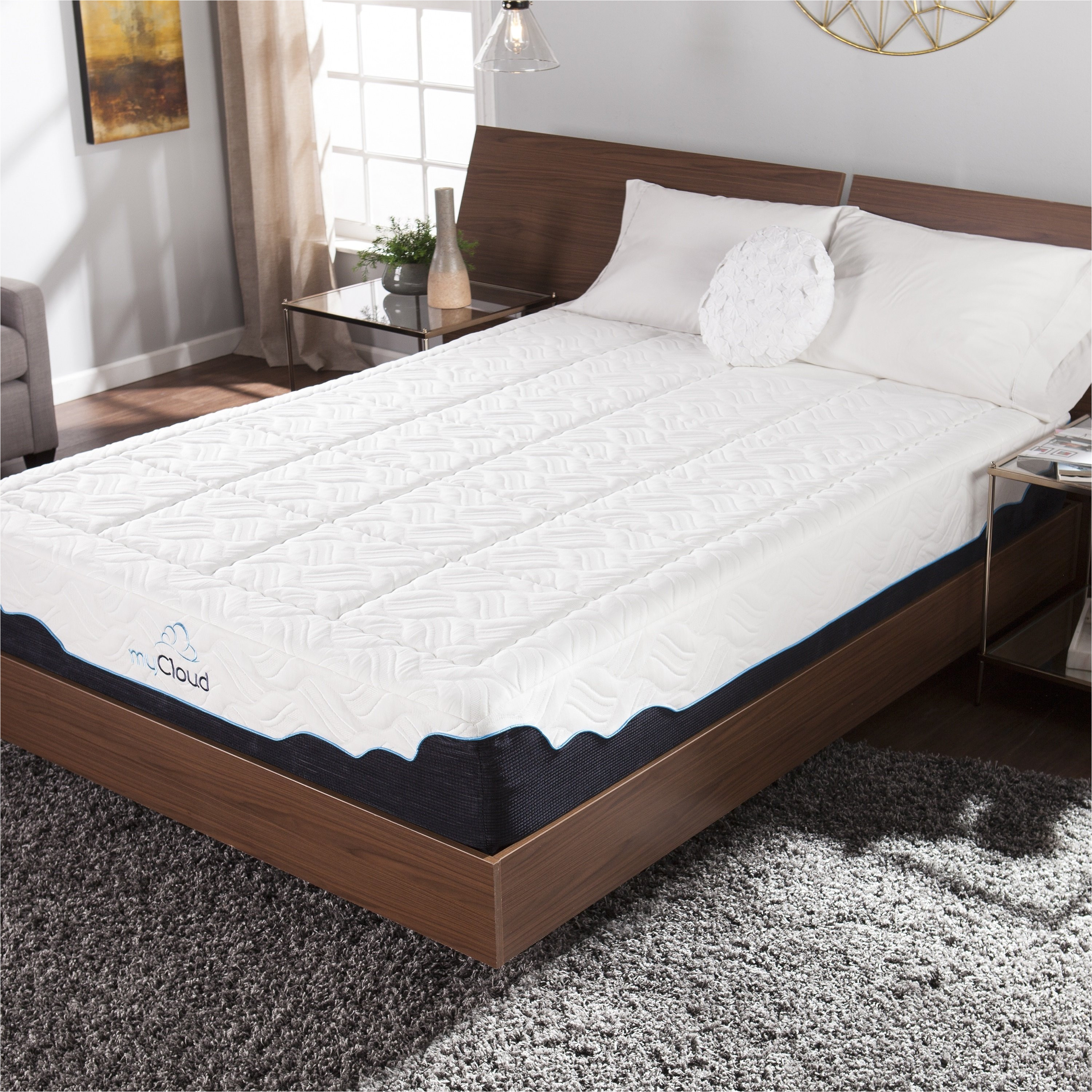 shop mycloud cirrus 12 inch twin xl size gel memory foam mattress free shipping today overstock com 12442112