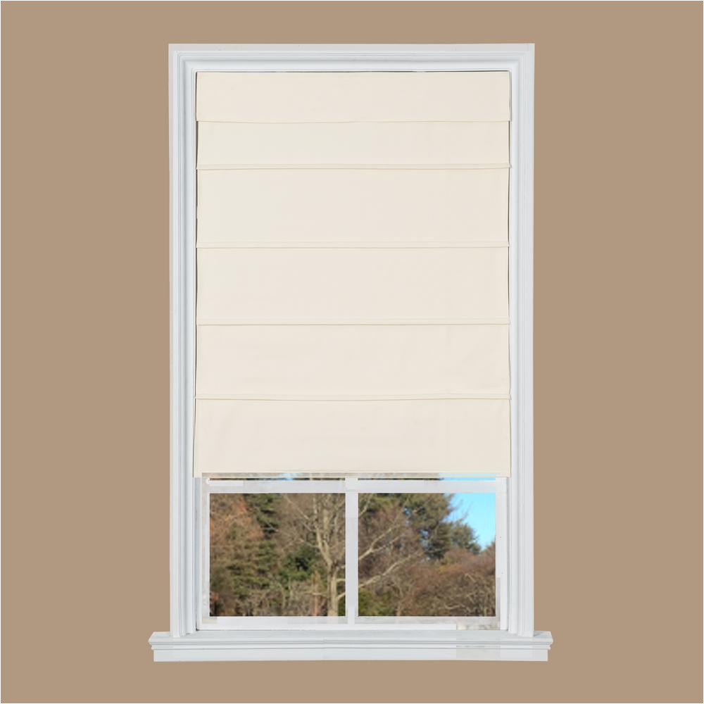 How to Lower Cordless Levolor Blinds Room Darkening Cordless Roman Shades Shades the Home Depot