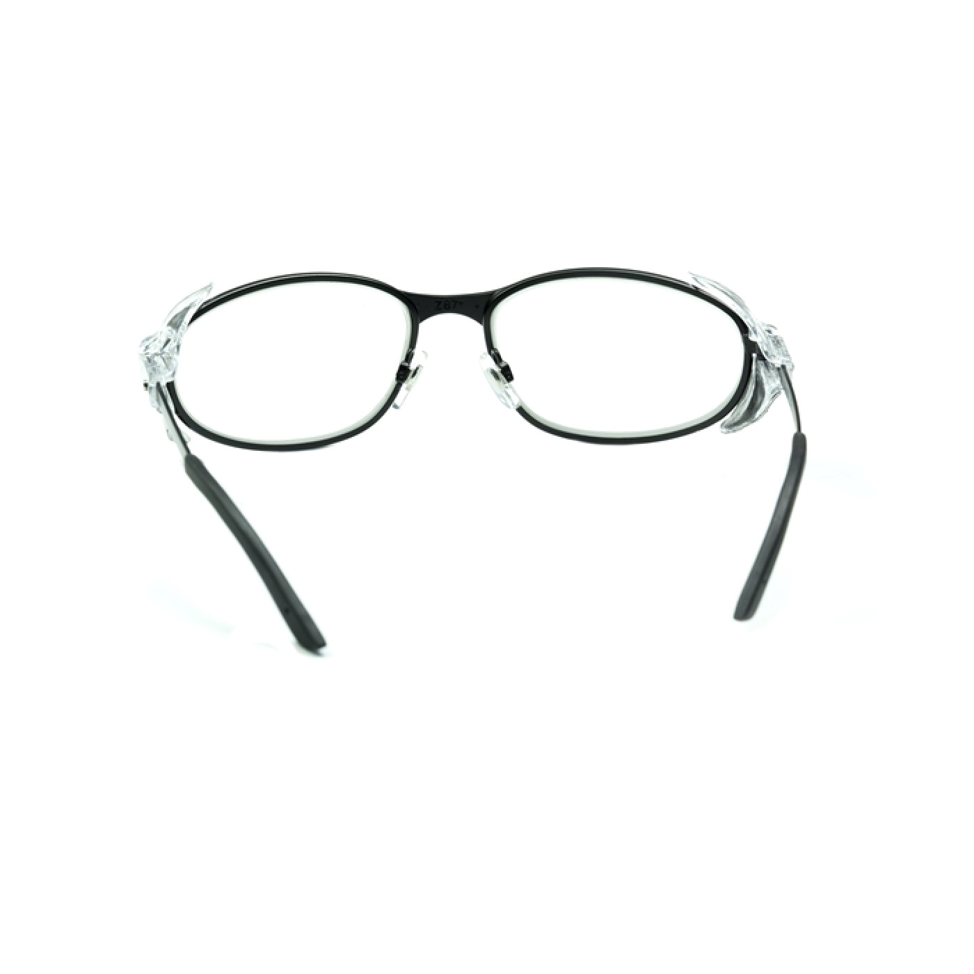 more views metal radiation glasses with slim side shields