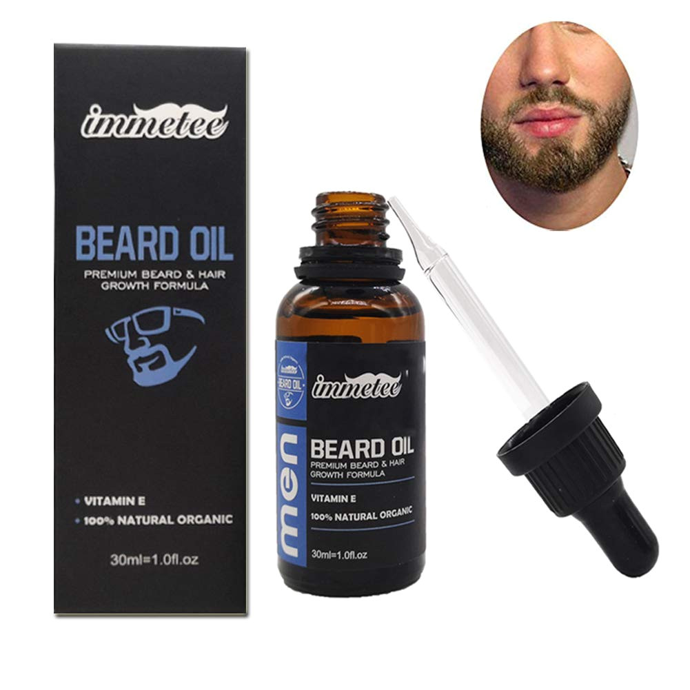 amazon com beard oil for men 1oz beard growth oil sandalwood beard growth products for facial hair growth beauty