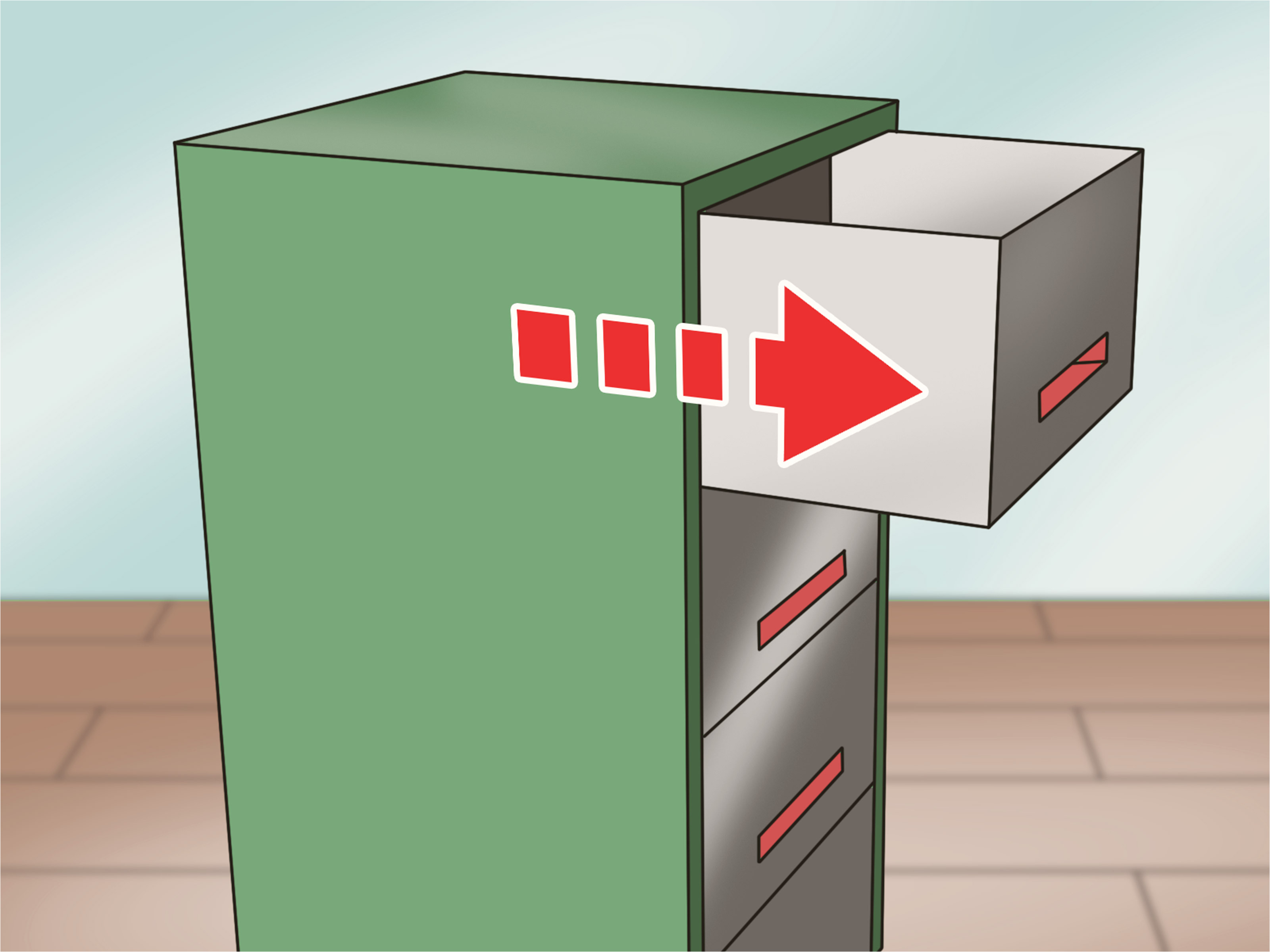 How to Pick A File Cabinet Lock with Nail Clippers How to Pick and Open A Locked Filing Cabinet Wikihow