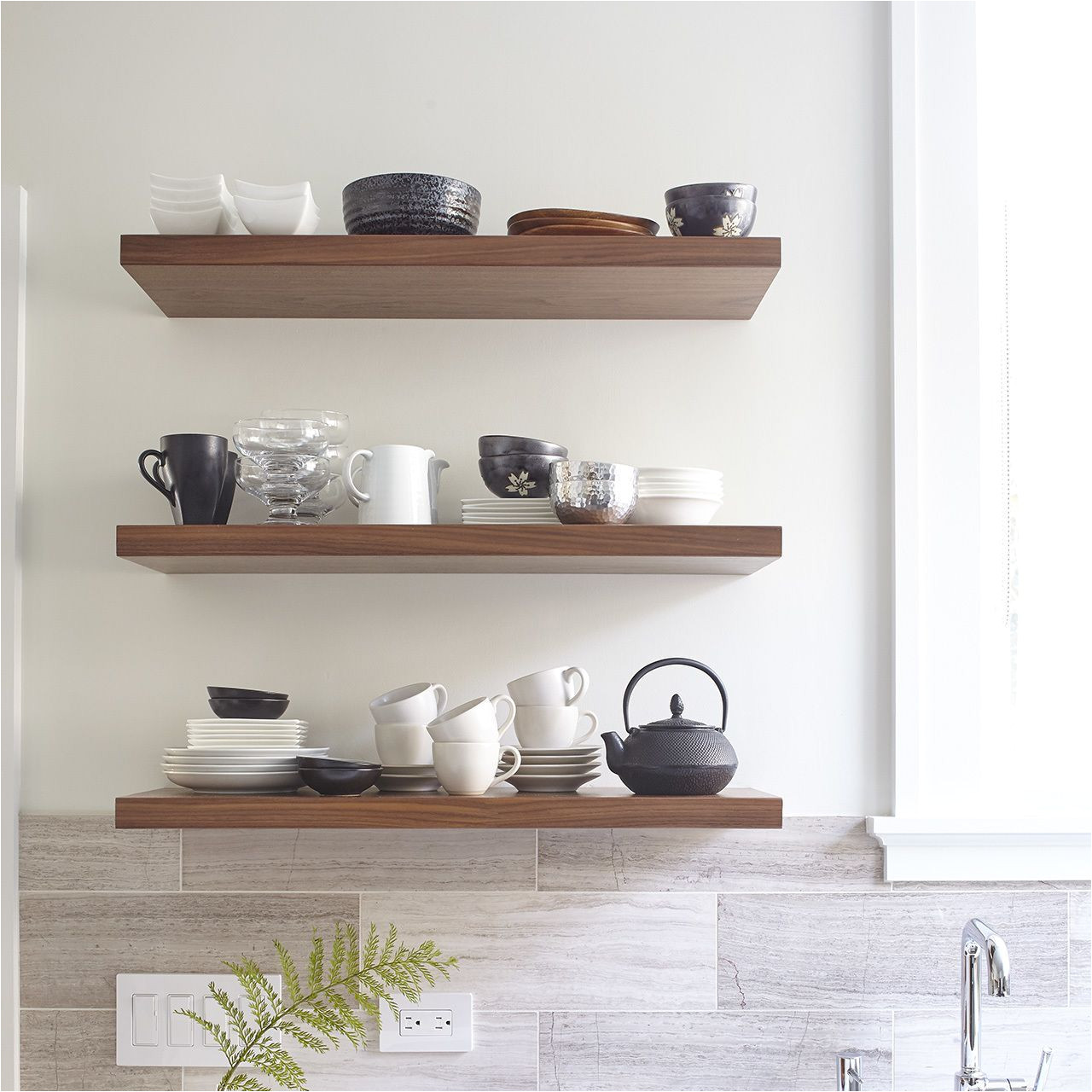 Ikea Butcher Block Floating Shelves Adinaporter