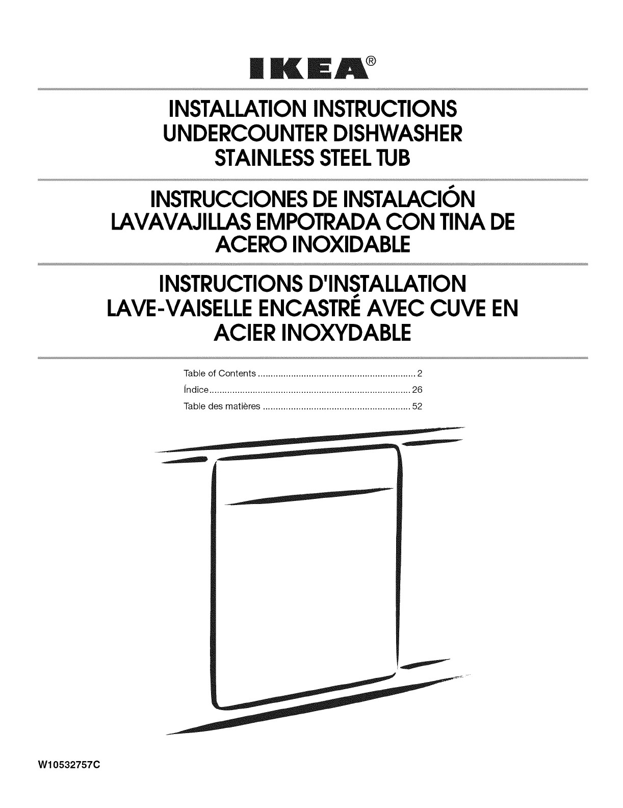 kea a installationinstructions undercounterdishwasher