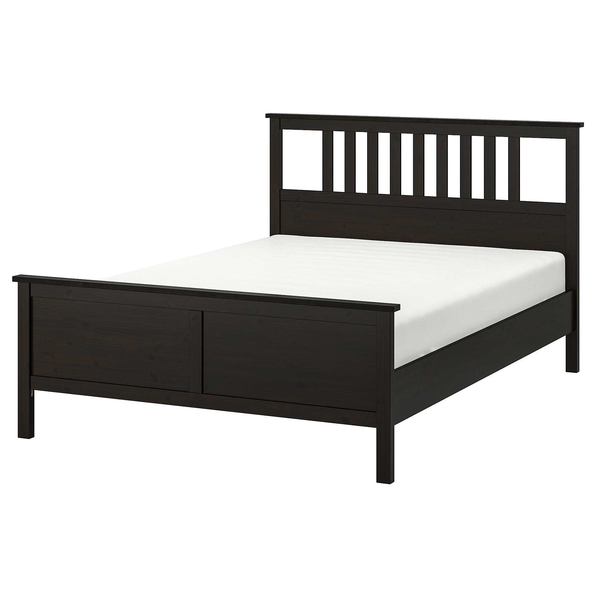 ikea hemnes bed frame made of solid wood which is a hardwearing and warm natural