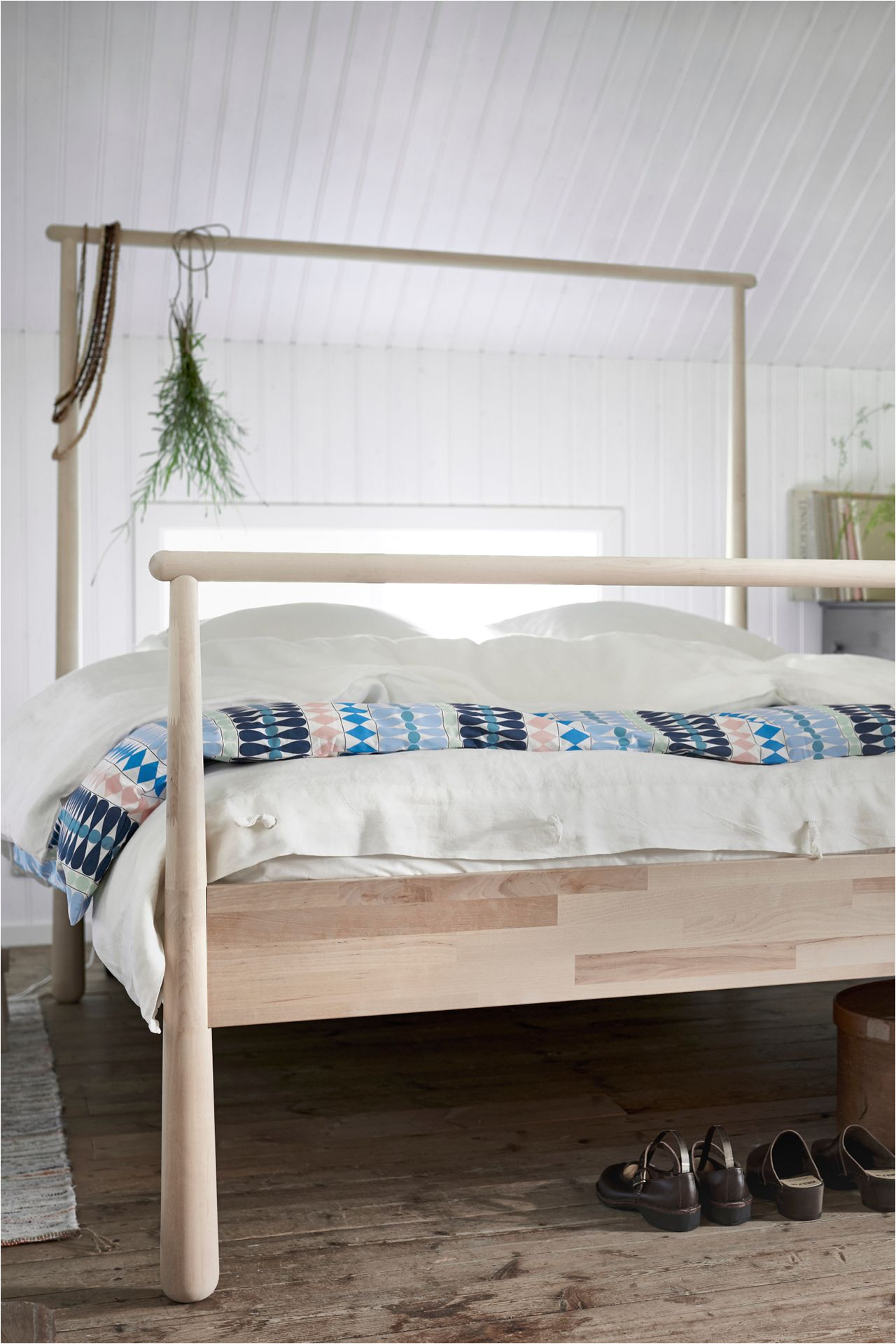 when is a bed more than a bed when it s a gja ra bed with a solid birch frame that can be a clothes hangar room divider or anything you can think of