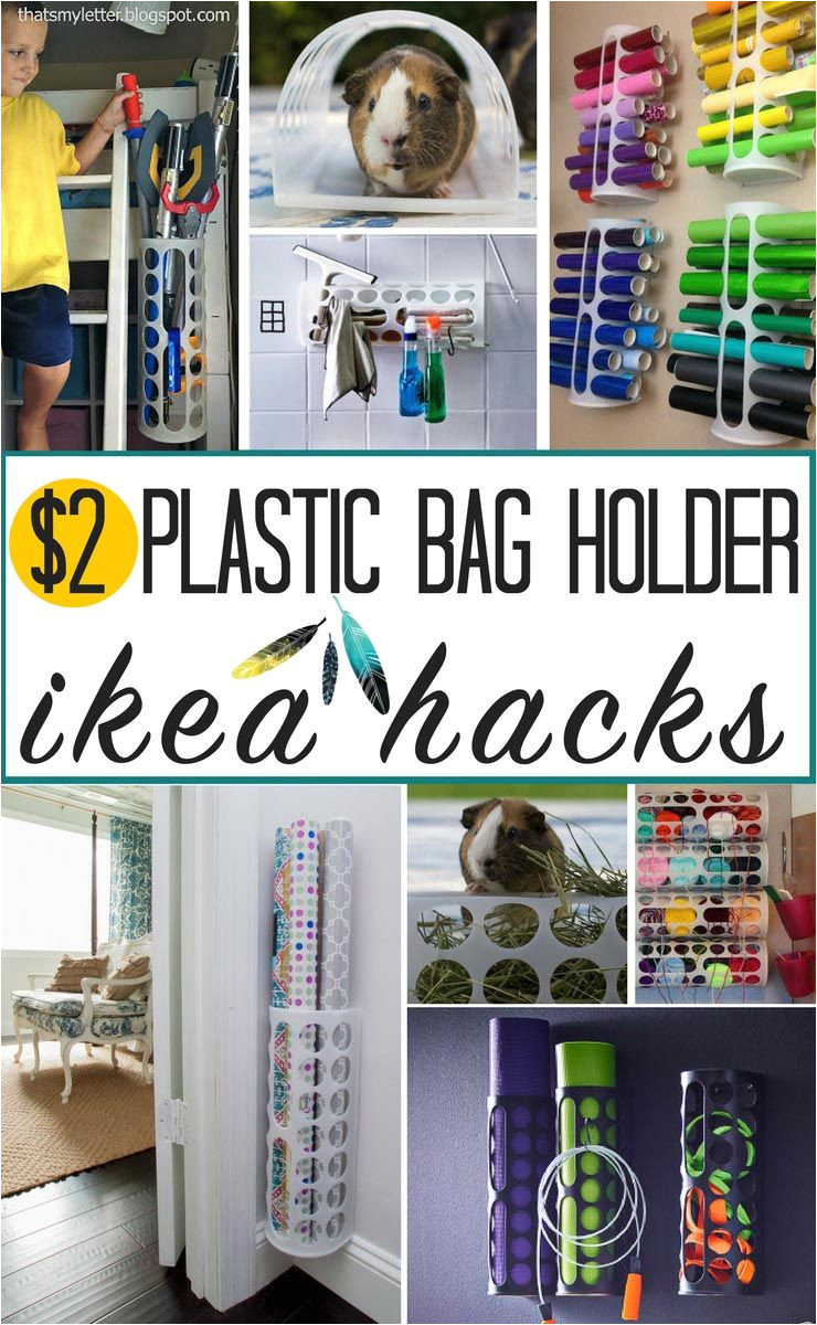 ikea plastic bag holder hacks and ideas the heathered nest
