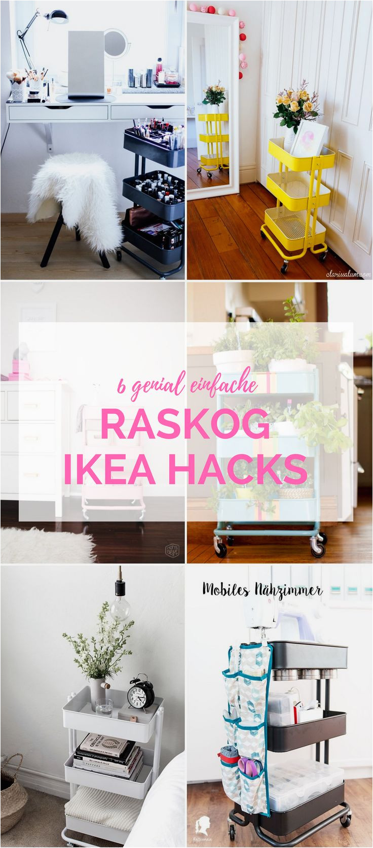 6 ikea hacks mit dem raskog servierwagen