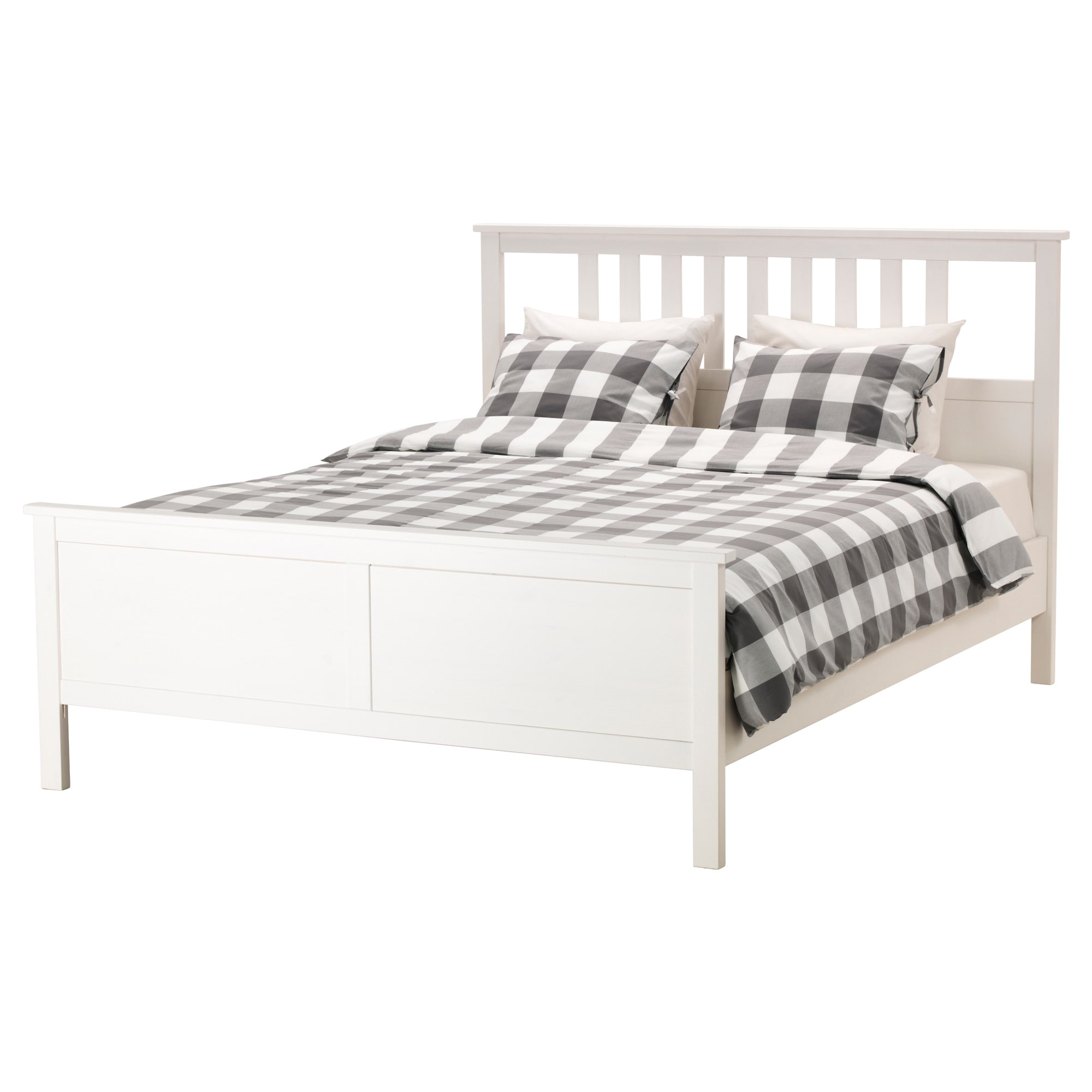 ikea hemnes bed frame made of solid wood which is a hardwearing and warm natural