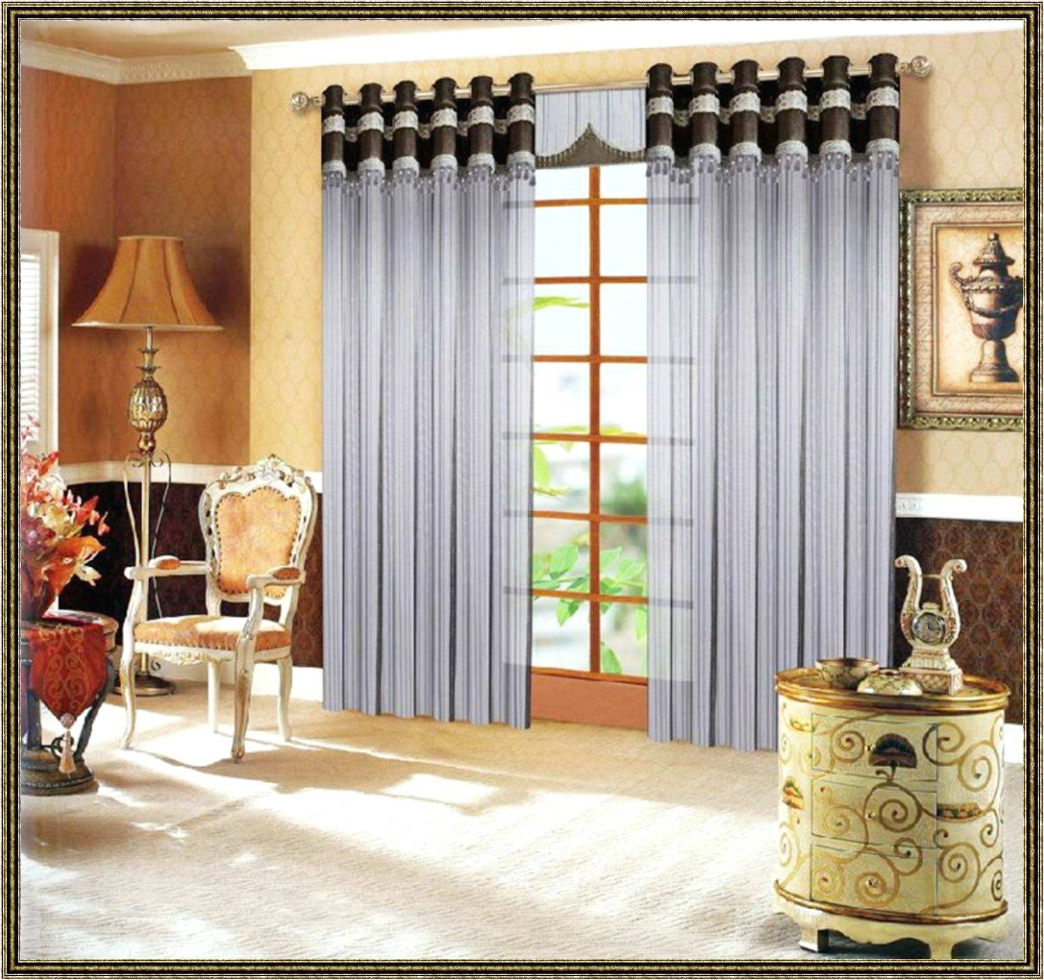 Imagenes De Cortinas Para Sala Elegantes Rieles Dobles Para Cortinas