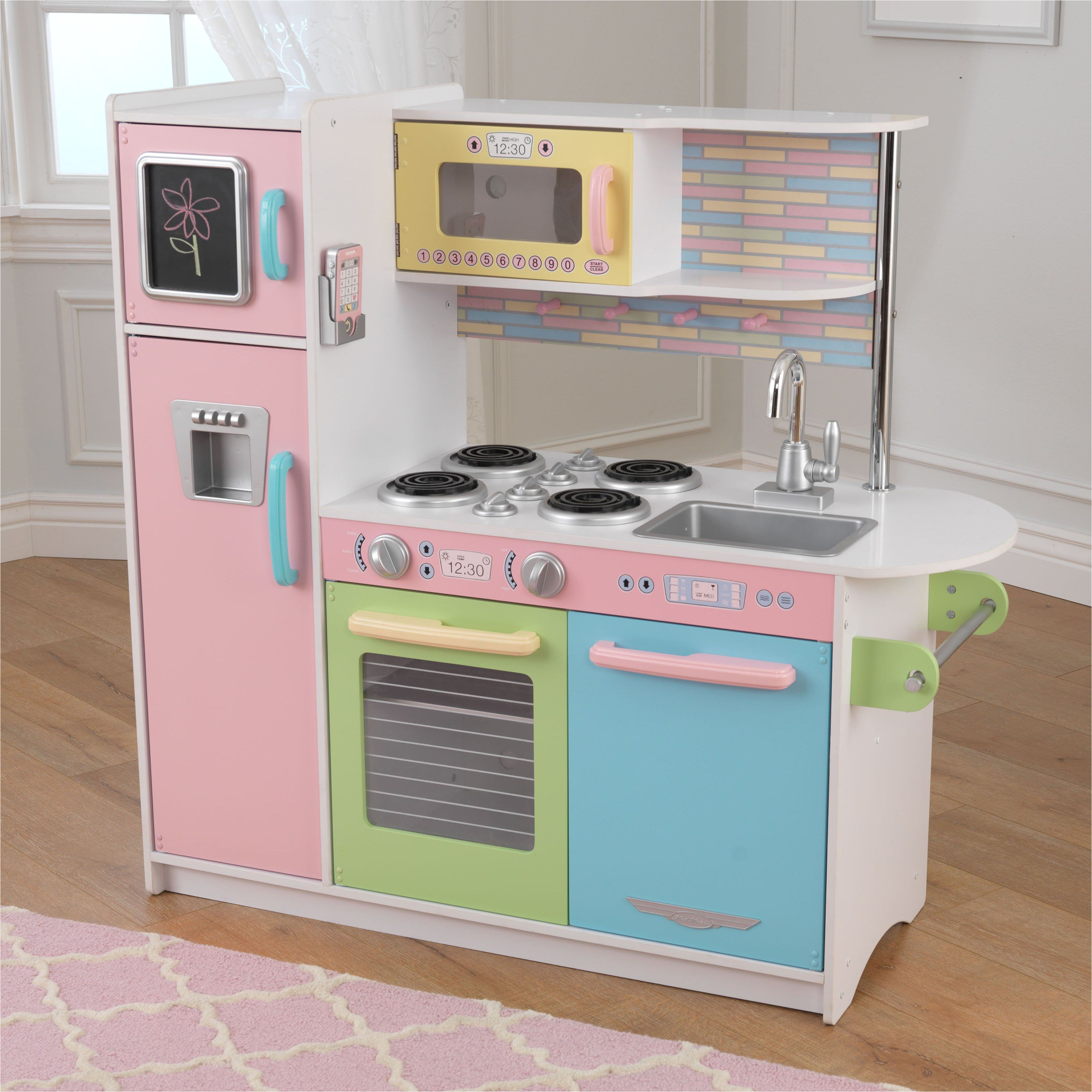 kidkraft uptown pastel kitchen 53257 from hayneedle com