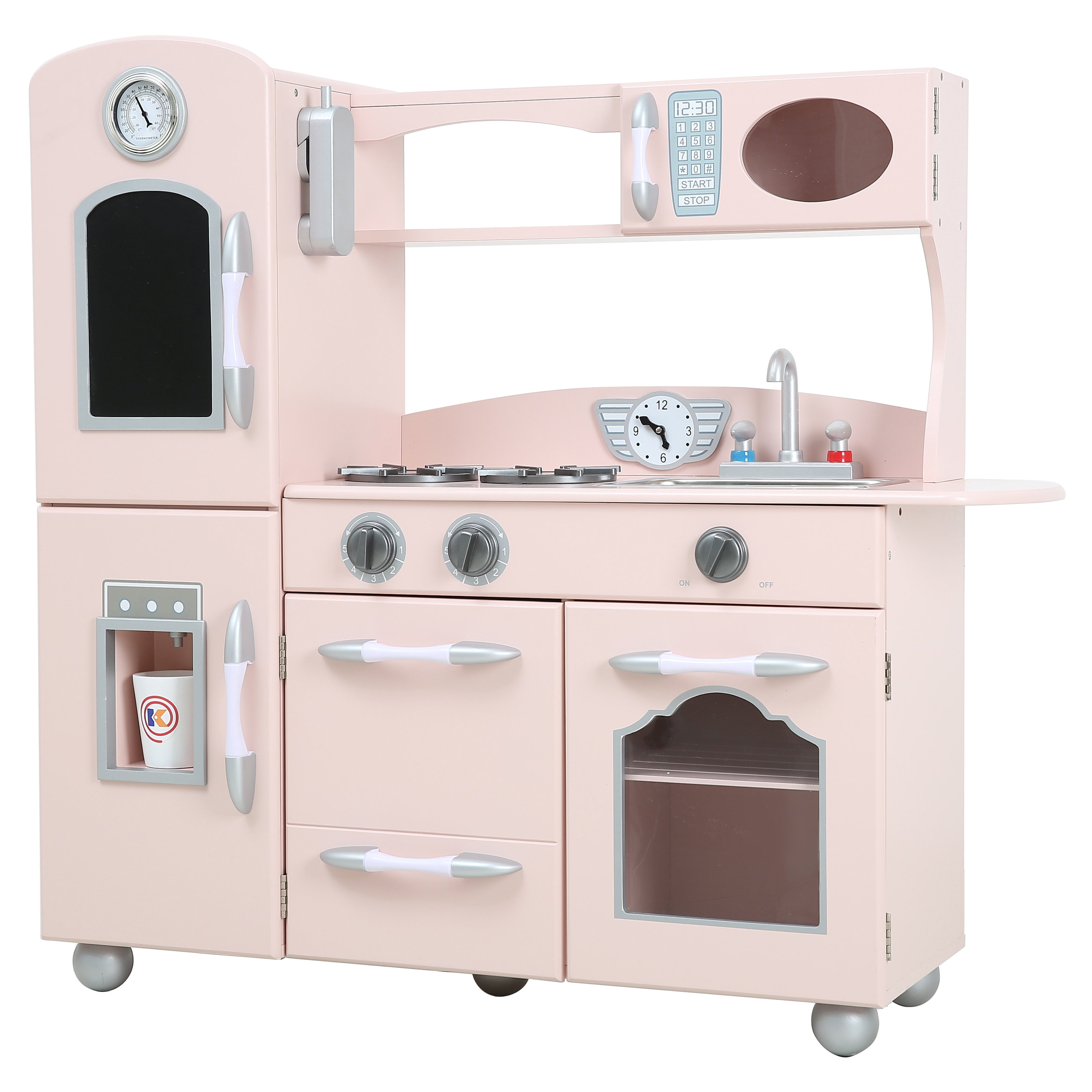 engaging imaginarium all in one wooden kitchen set in toy wood kitchen