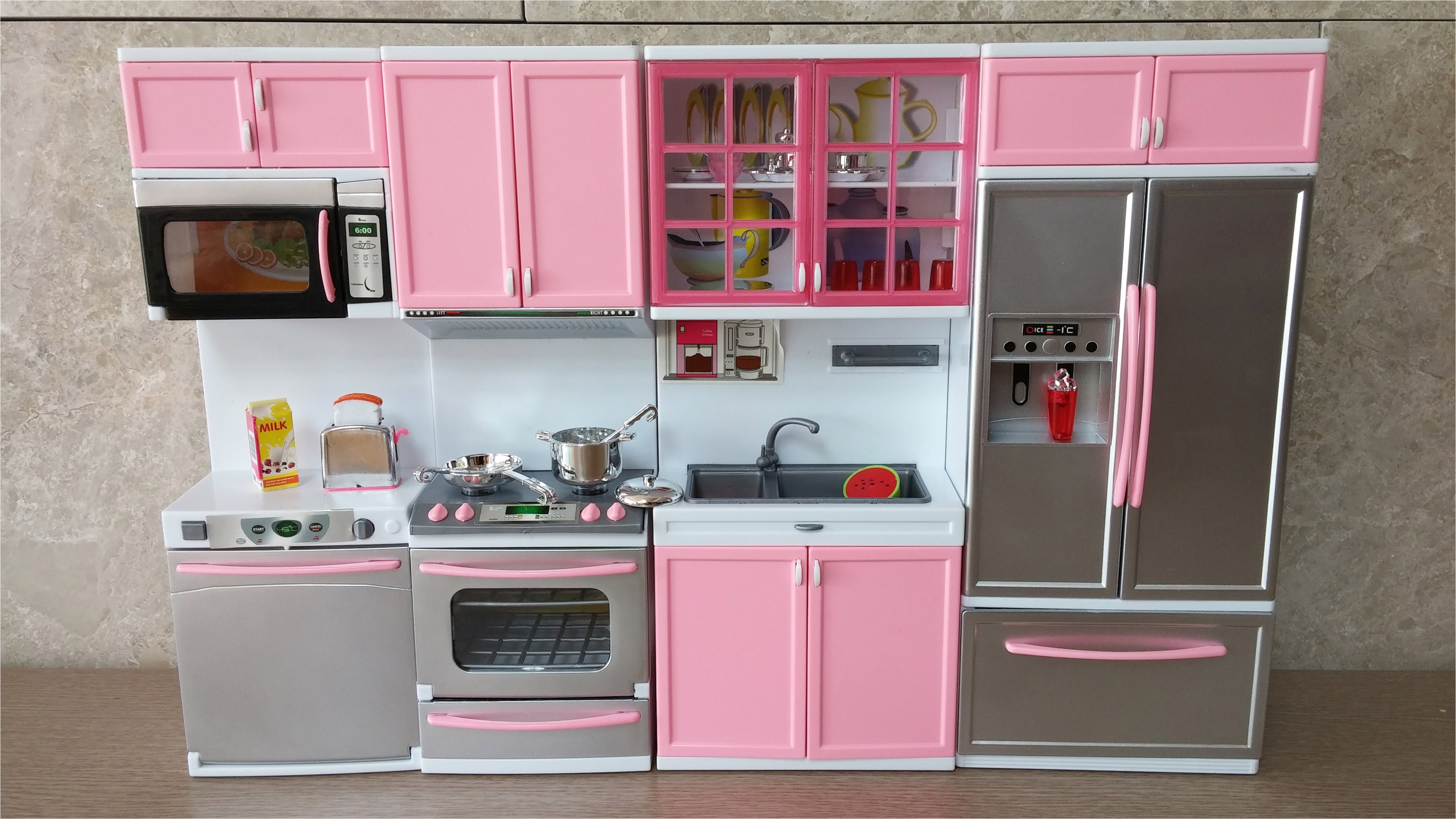 outstanding imaginarium all in one wooden kitchen set with unboxing new barbie kitchen set deluxe modern