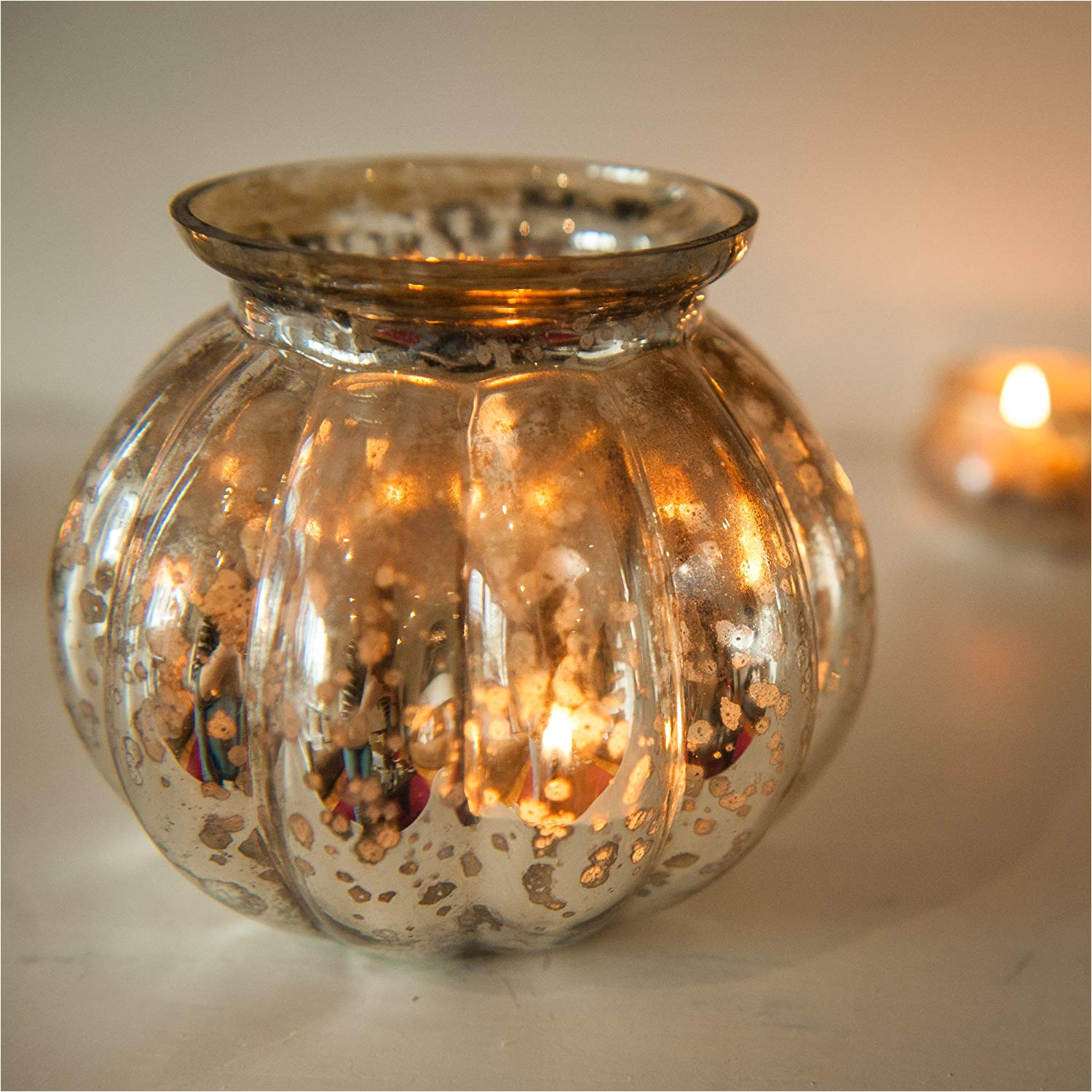 insideretail mercury glass mini round vase silver 13 cm set of 3 amazon co uk kitchen home