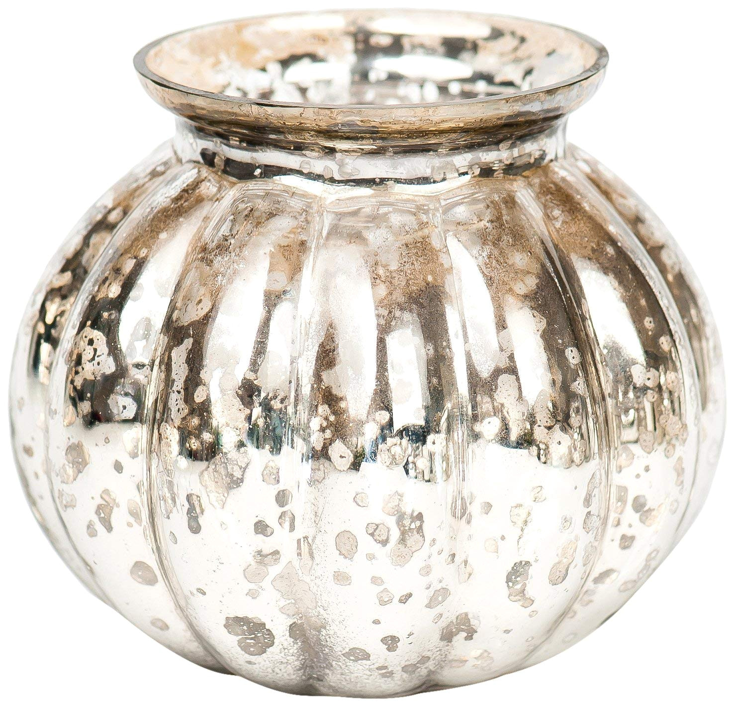 insideretail mercury glass mini round vase silver 13 cm set of 3 amazon co uk kitchen home