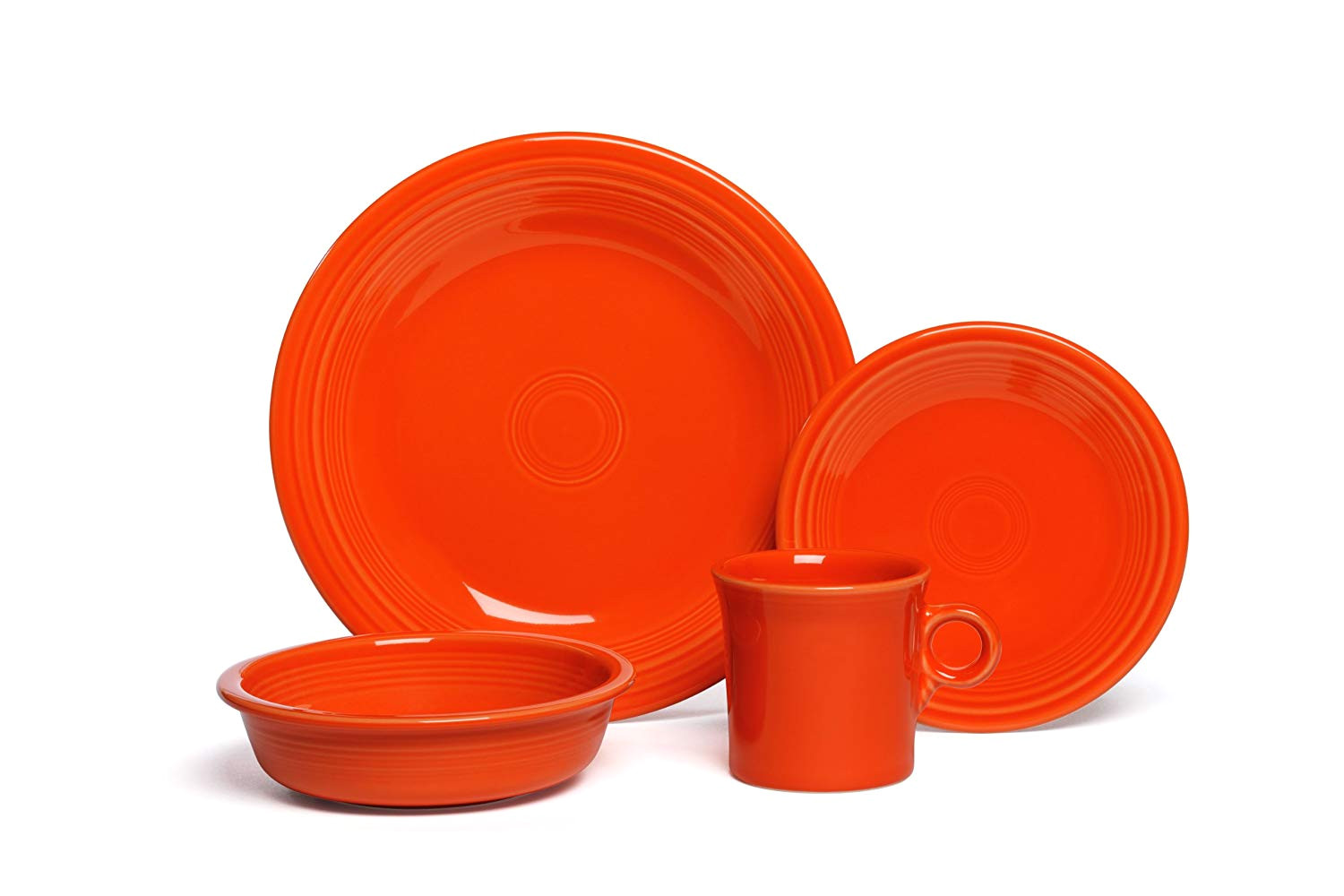 amazon com fiesta 4 piece place setting lapis dinnerware sets dinnerware sets