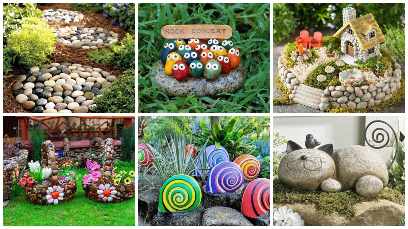 20 43 hermosas ideas para decorar tu jarda n con piedras