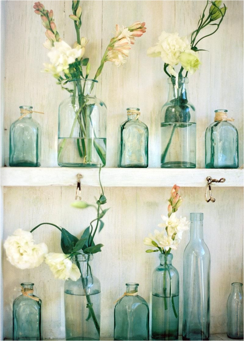 vintage bathroom accessories part 1 glass bottles with flowers