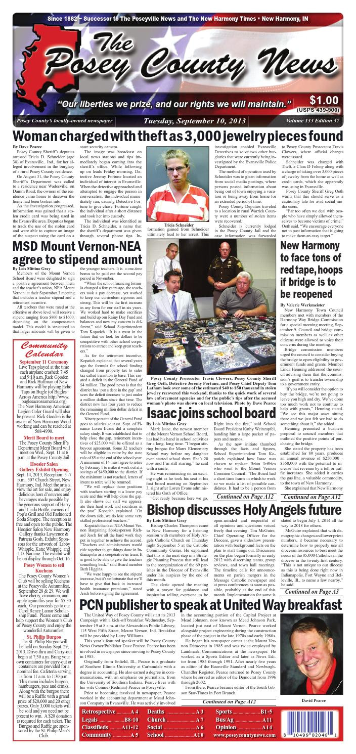 september 10 2013 the posey county news by the posey county news issuu