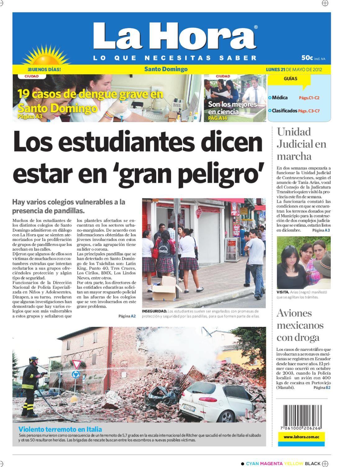 edicia n impresa santo domingo del 21 de mayo de 2012 by diario la hora ecuador issuu