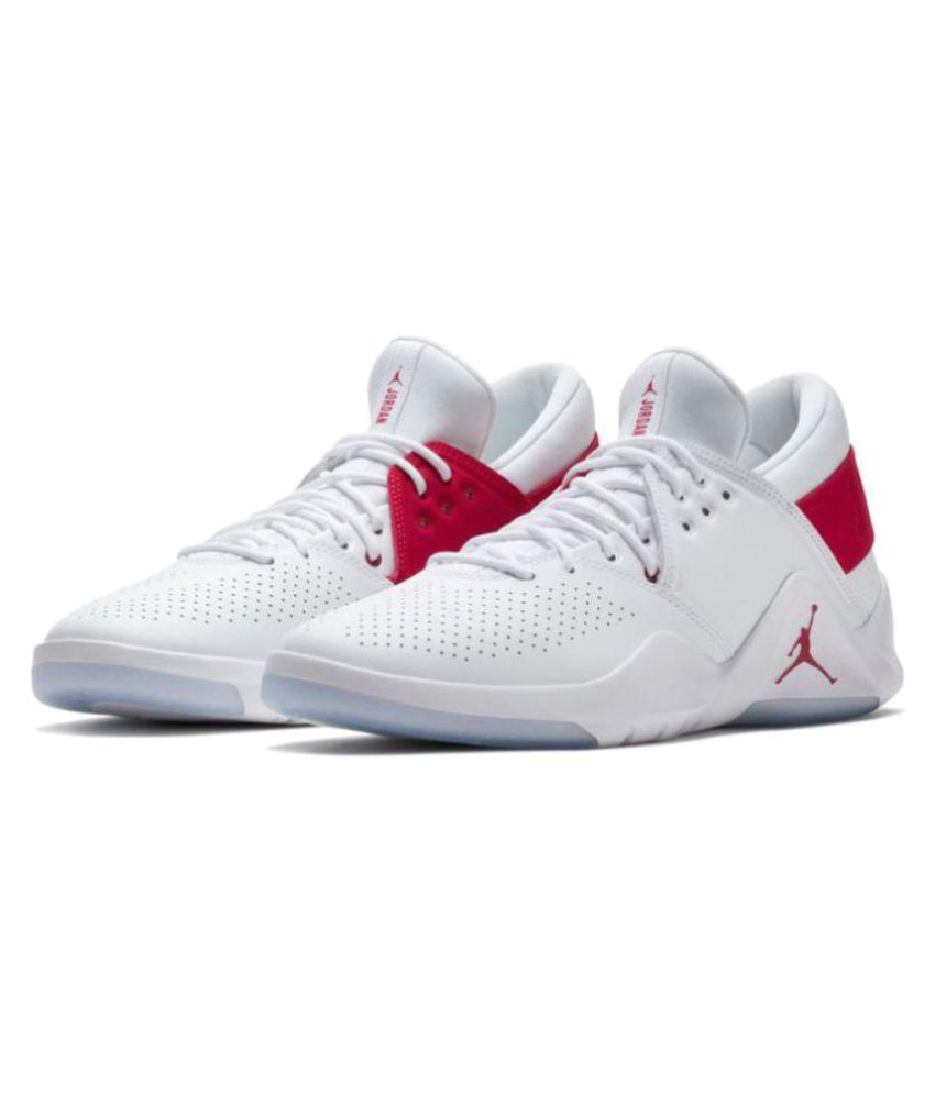 jordan flight fresh white basketball shoes