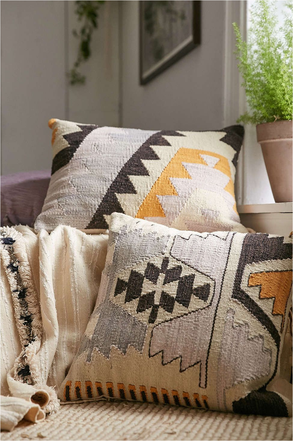 Kilim Pillows Pottery Barn Arya Kilim Woven Pillow