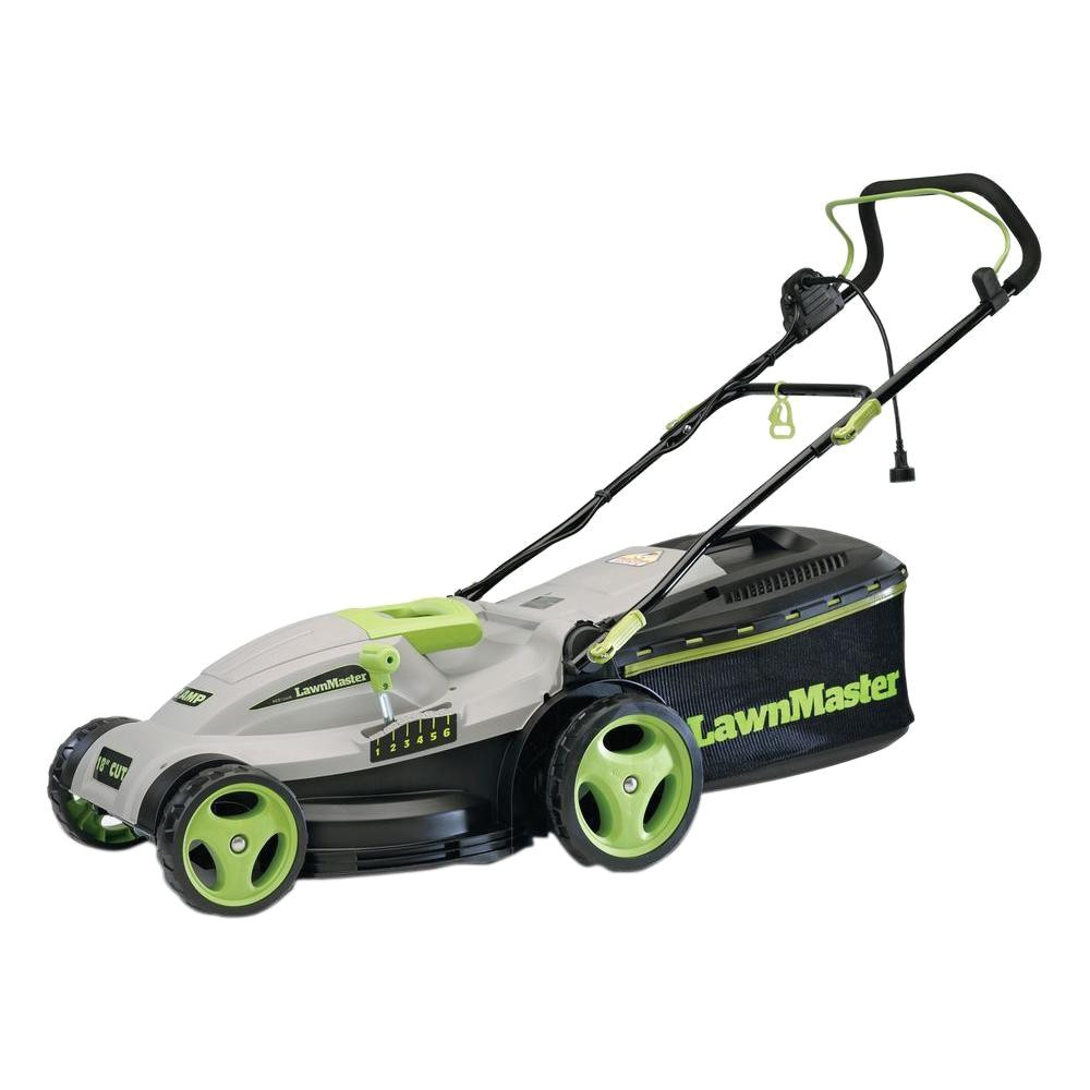 2 in 1 mulching corded electric walk behind push mower