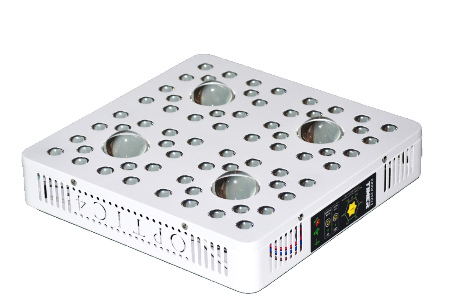 optic 4 gen3 cob led grow light 405w uv ir 3000k