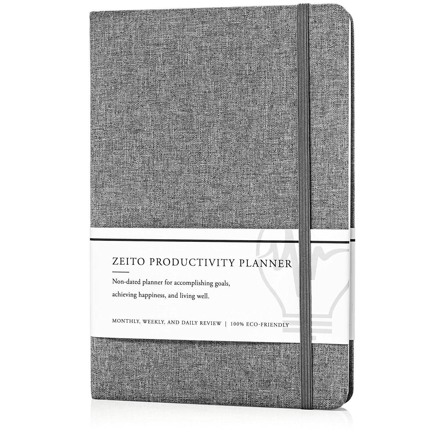 amazon com zeito productivity planner best undated monthly weekly and daily agenda planner for increasing motivation accomplishing goals and living