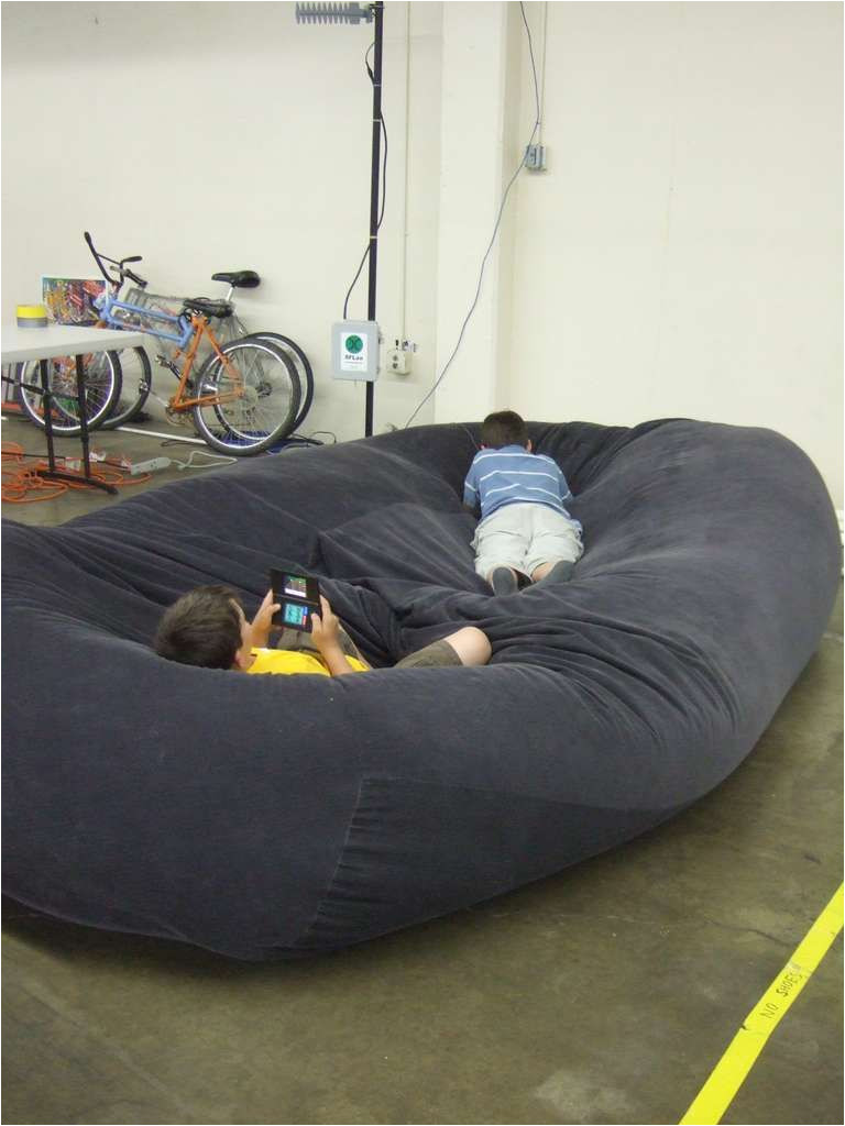 diy bean bag chair sofa comes with instructions for different sizes cool
