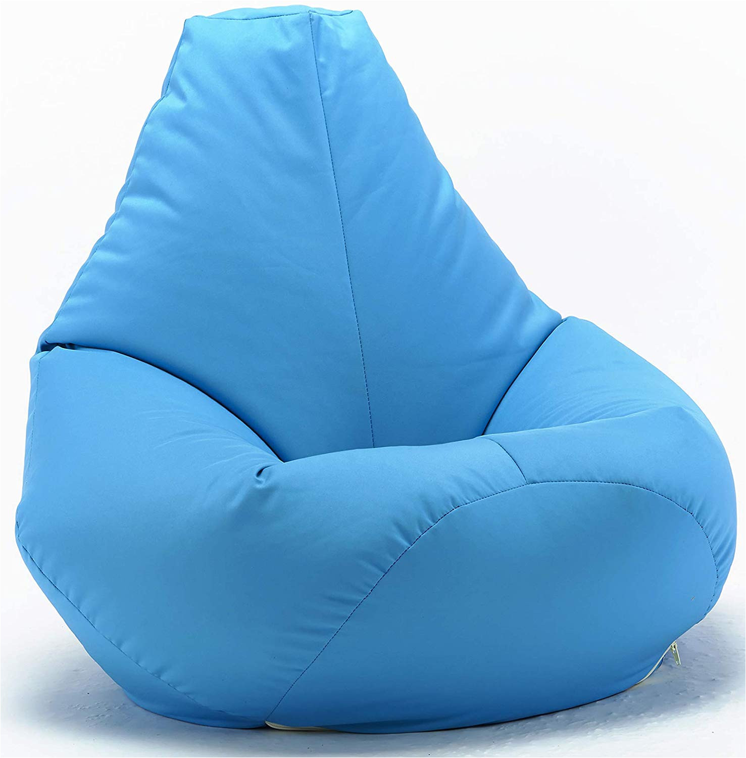 xx l aqua highback beanbag chair water resistant bean bags for indoor and outdoor use great for gaming chair and garden chair amazon co uk garden