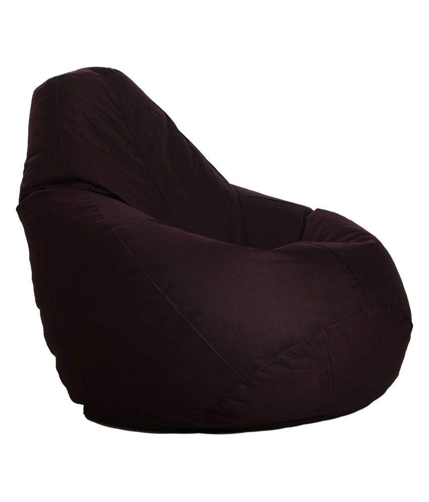 xxxl bean bag with bean in dark purple