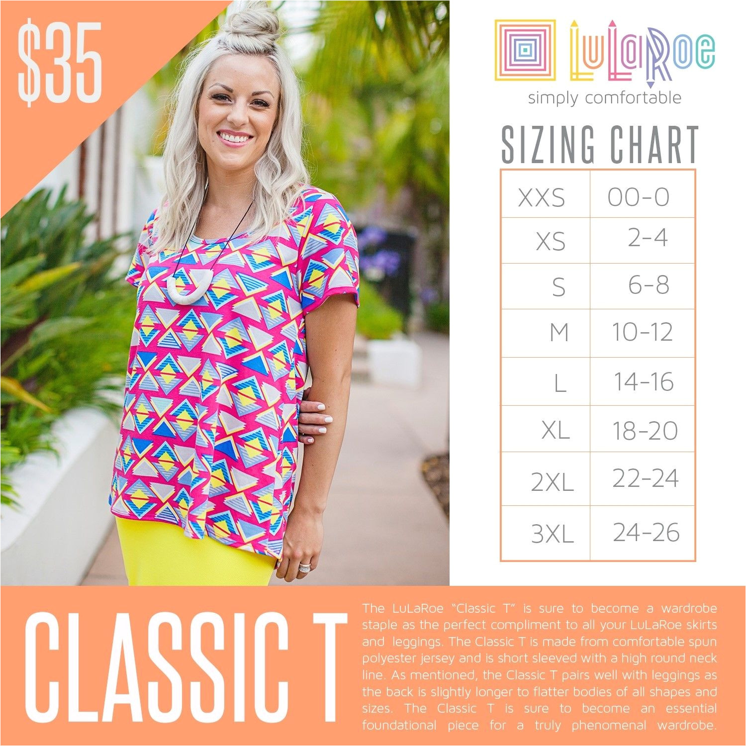 Lularoe Perfect T Price Lularoe Classic T Sizing Chart with Price Lularoe Size Charts