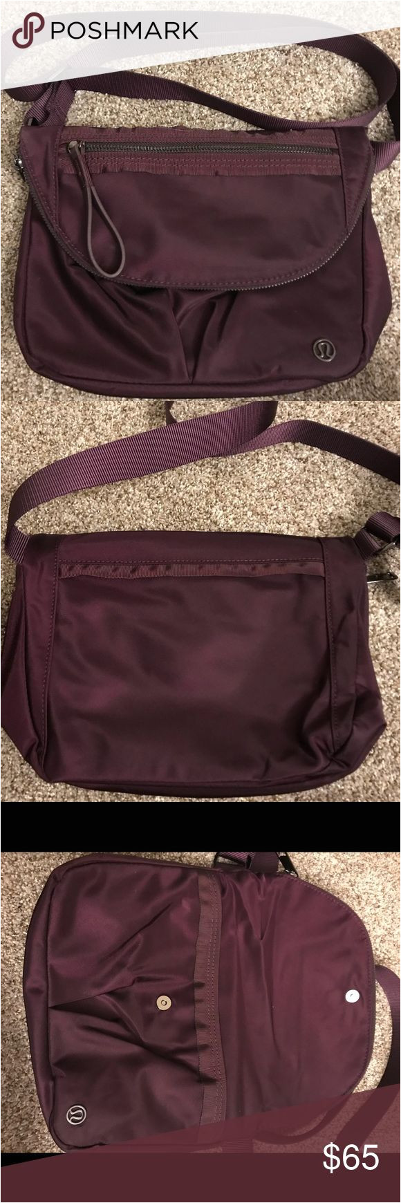 lululemon festival bag ii black cherry
