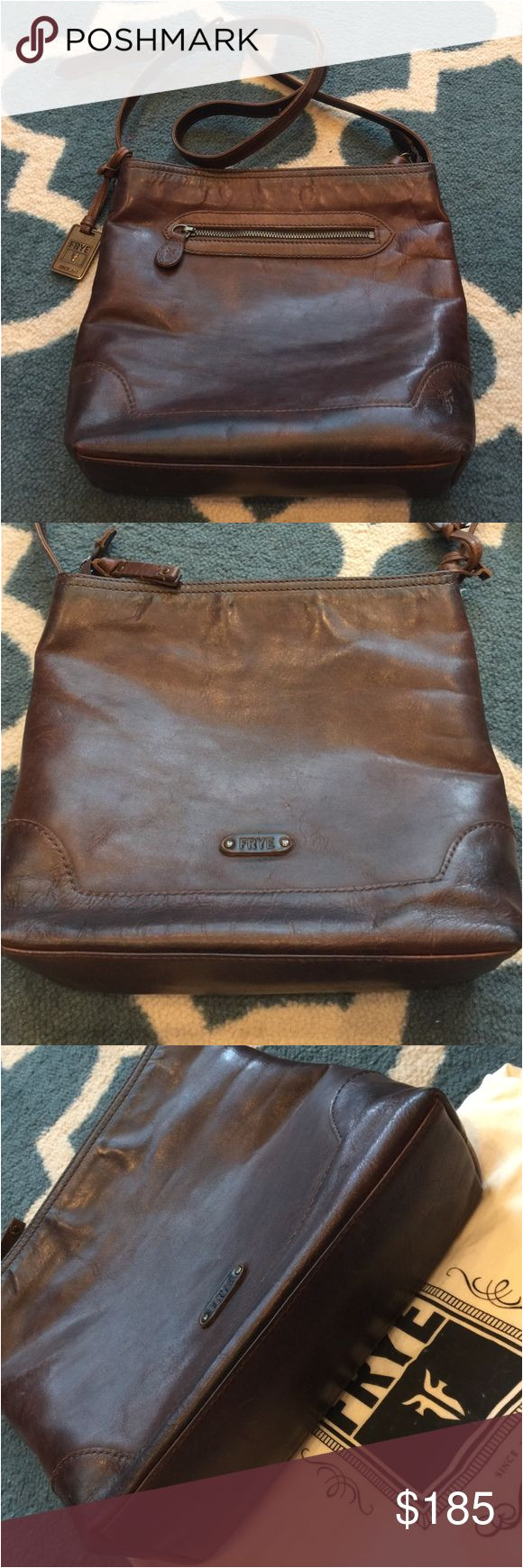 frye crossbody leather purse pre owned frye shoulder bag in excellent condition for those that