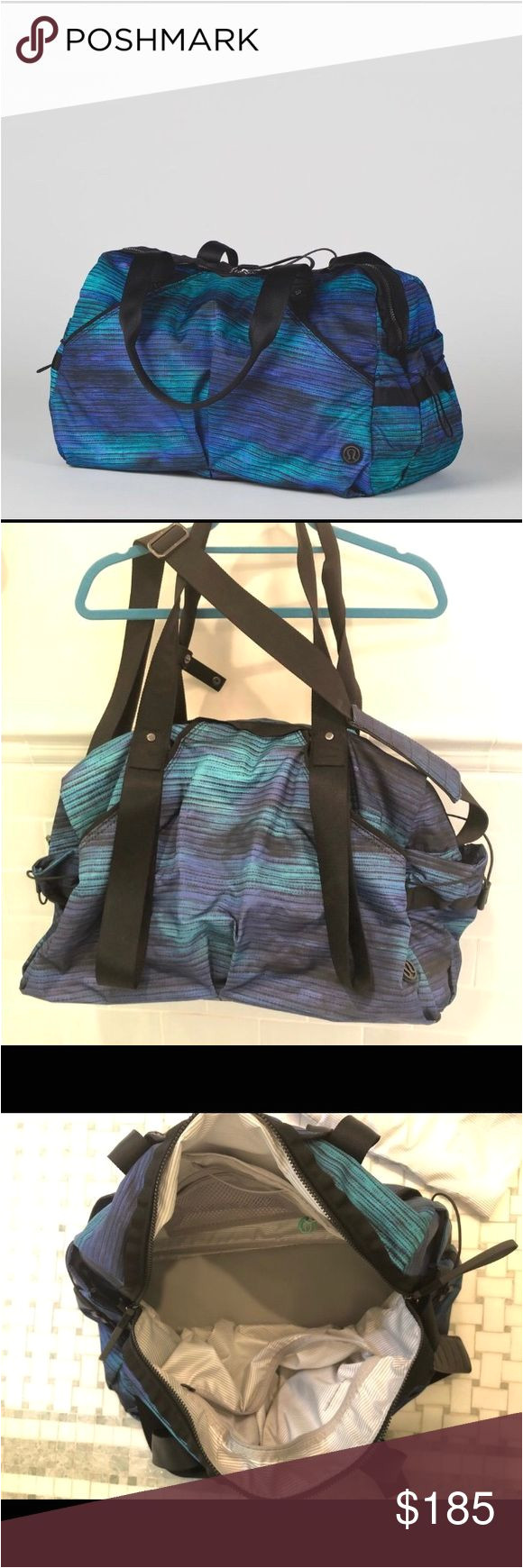 lululemon extra mile duffle windy wash