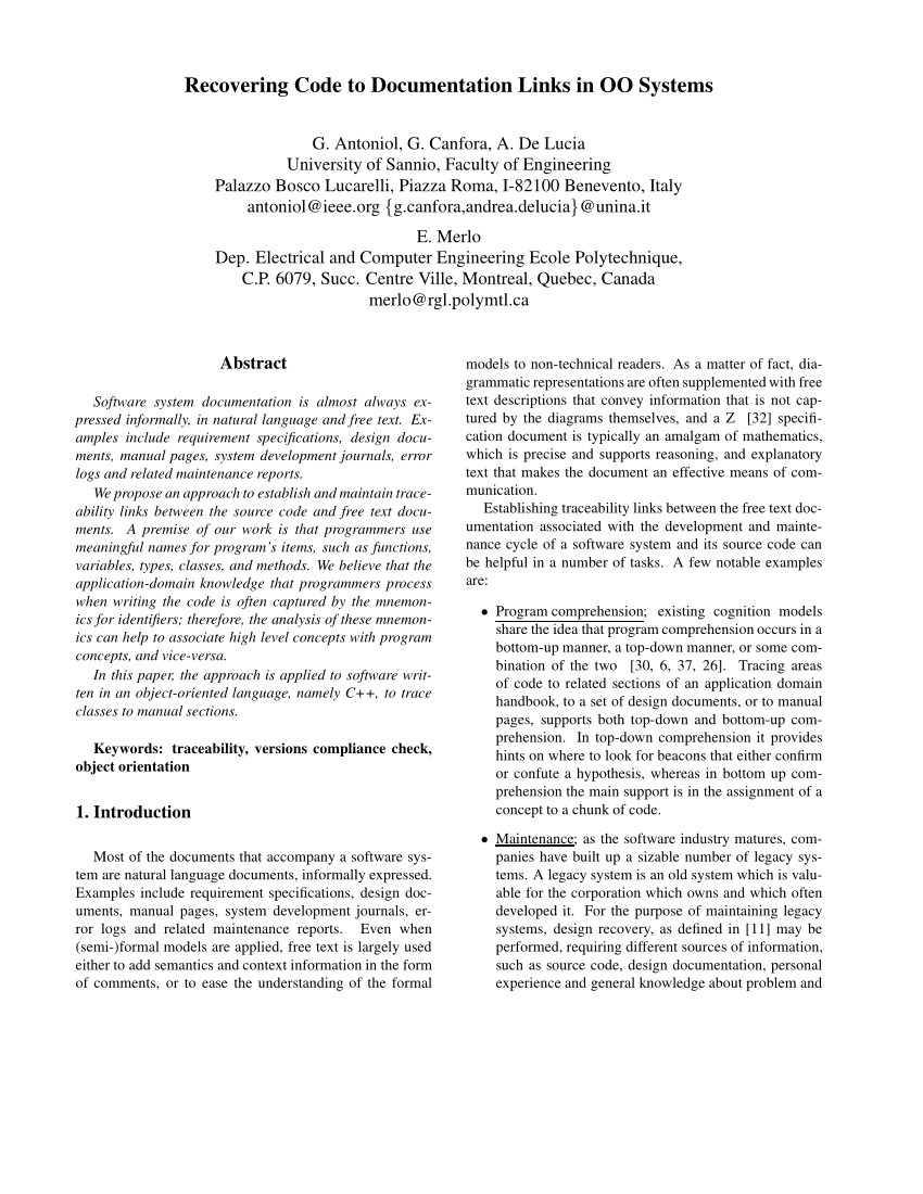 pdf identifying the starting impact set of a maintenance request a case study