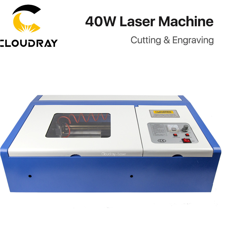 cloudray 40 w co2 grabado laser maquina de corte grabador cortador puerto usb 3020 de alta precisia n