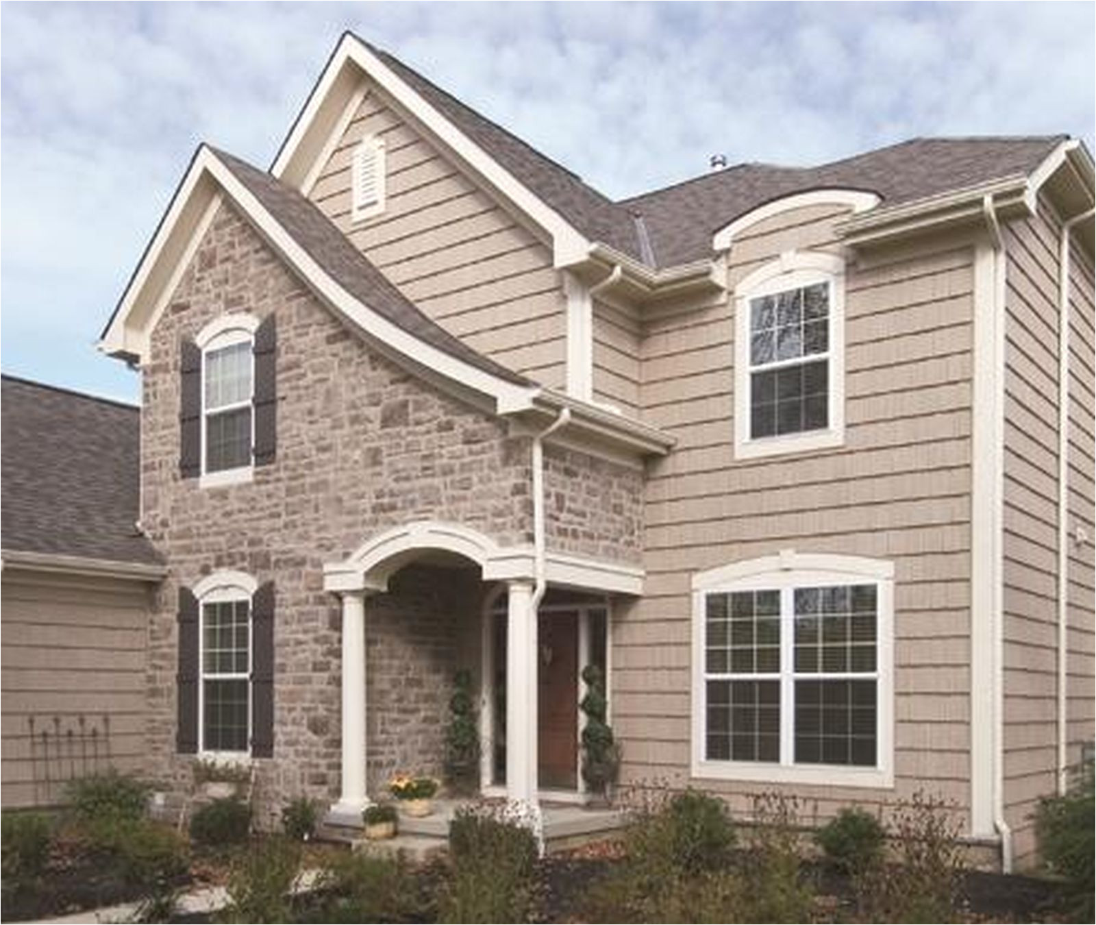 Mastic Deep Granite Vinyl Siding Vinyl Siding 7 Staggered Shake Like Real Cedar 31 Colors Lifetime