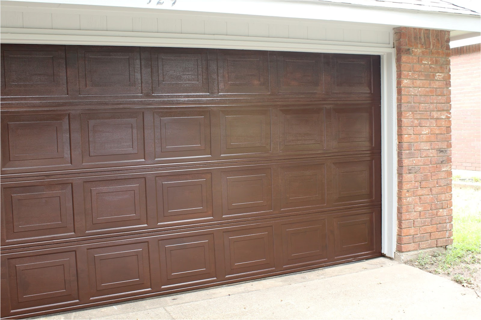 now go buy a can of minwax gel stain i used the color hickory 16 99 total project cost because we had the three inch brush already new wooden garage