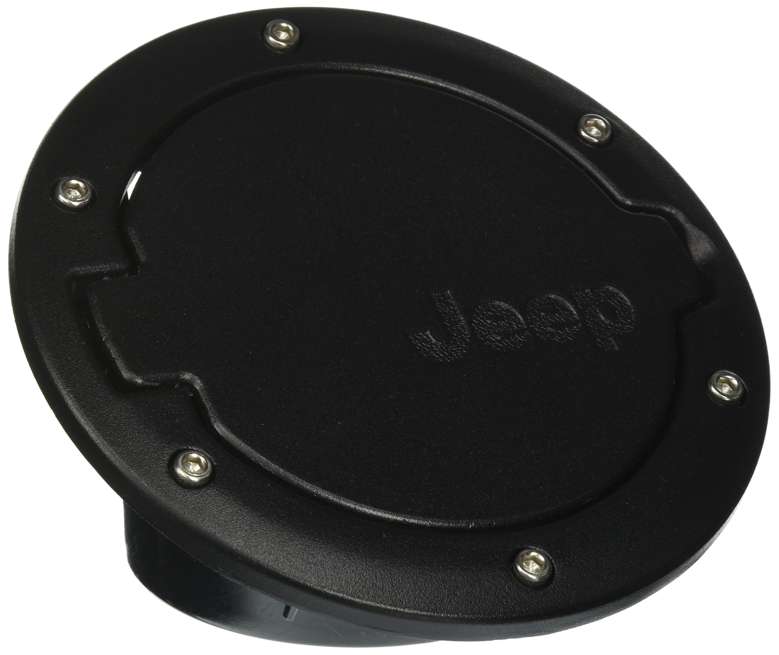 jeep wrangler 2 door 2007 2016 black fuel filler door product image