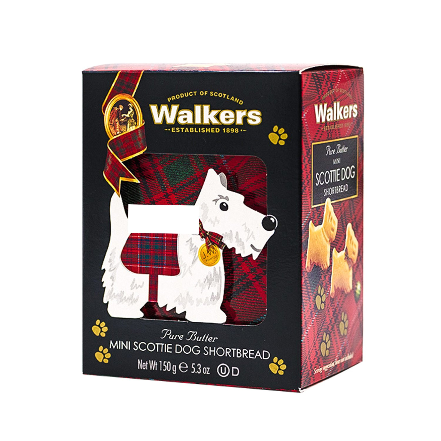 walkers shortbread scottie dog 3d carton 5 3 ounce