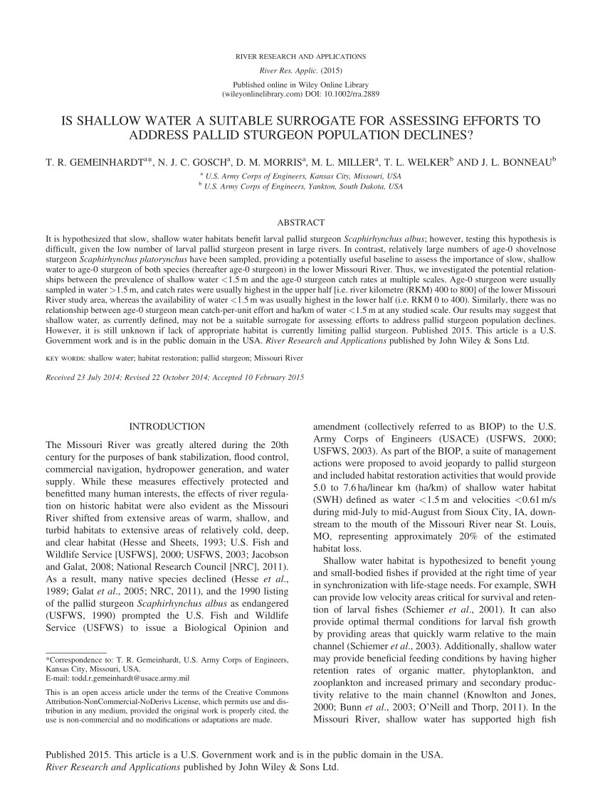 pdf persistent organic pollutant effects on middle mississippi river scaphirhynchus sturgeon reproduction and early life stages
