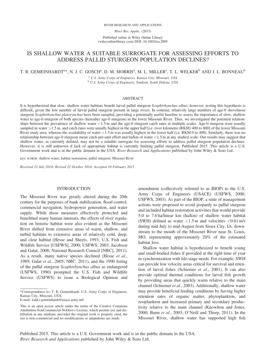 pdf persistent organic pollutant effects on middle mississippi river scaphirhynchus sturgeon reproduction and early life stages