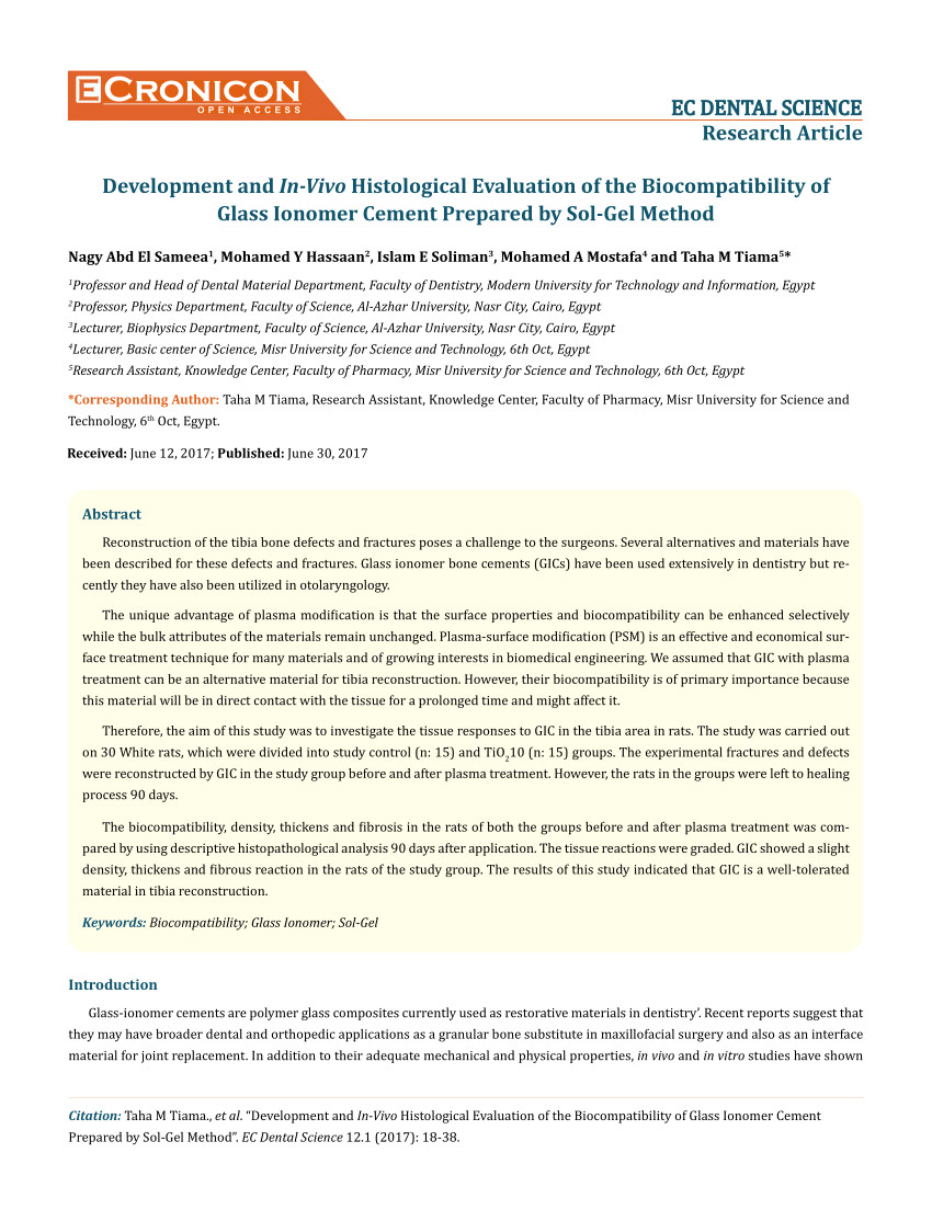 pdf effects of tio2 nano glass ionomer cements against normal and cancer oral cells