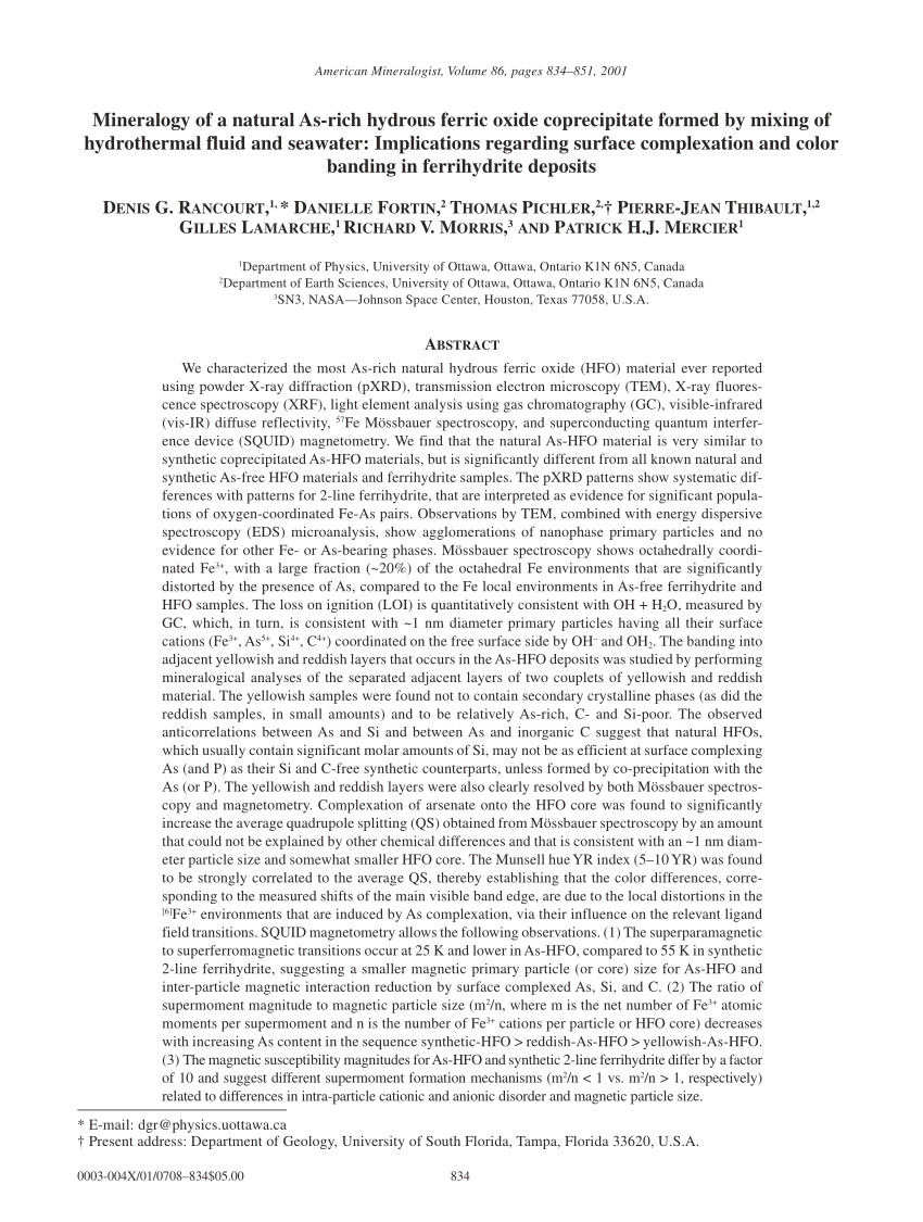 pdf secondary minerals of weathered tailings